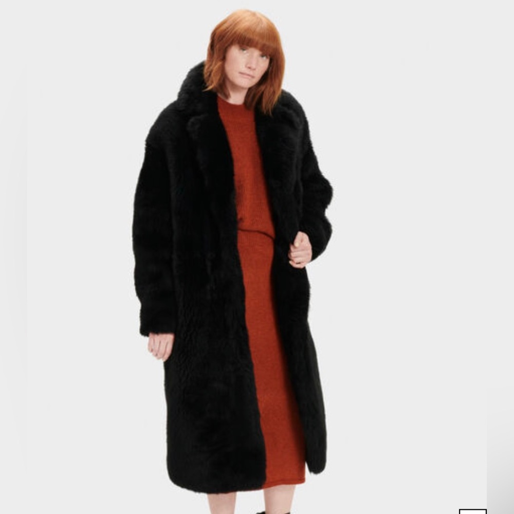 UGG Esme Long Shearling Coat